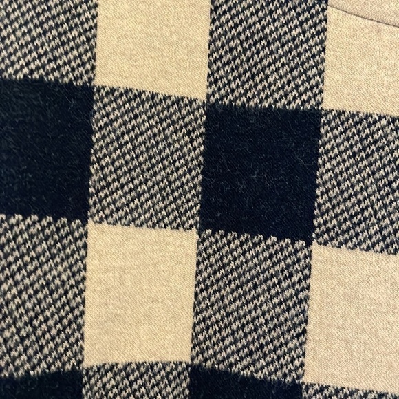 J.Jill womens plaid fall/winter sweater in black and brown - like new condition - Picture 2 of 5